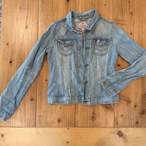 Abercrombie Light Blue Jean Jacket – Size XL
